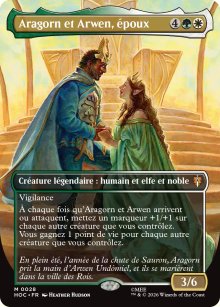 Aragorn et Arwen, �poux - The Hobbit Commander Decks