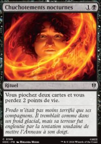 Chuchotements nocturnes - The Hobbit Commander Decks