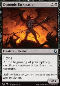 Demonic Taskmaster - Innistrad Remastered