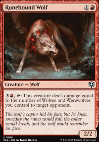 Runebound Wolf - Innistrad Remastered