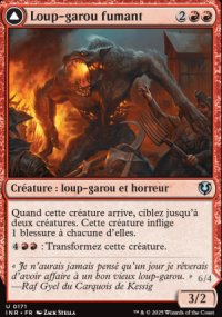 Loup-garou fumant<br>Loup de l'effroi en ruption