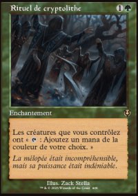Rituel de cryptolithe - Innistrad Remastered