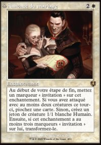 Annonce du mariage<br>Festivits du mariage