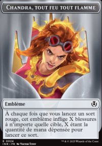 Emblme Chandra, tout feu tout flamme - Innistrad Remastered