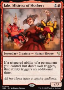 Jabs, Mistress of Mockery - Mystery Booster Commander Edition
