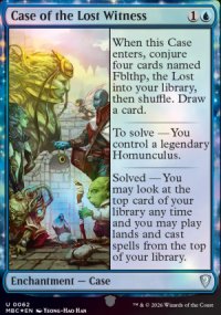 Affaire du t�moin perdu - Mystery Booster Commander Edition