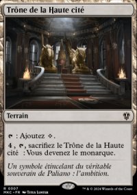Trne de la Cit Haute - 