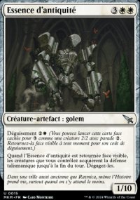 Essence d'antiquité - 