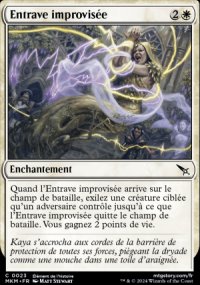 Entrave improvisée - 