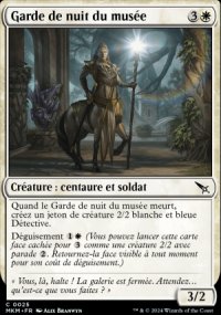 Garde de nuit du musée - 