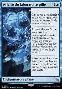 Affaire du laboratoire pillé - 