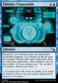 Éliminer l'impossible - 