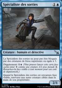 Spécialiste des sorties - 