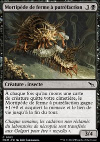 Mortipède de ferme à putréfaction - 