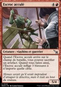 Escroc acculé - 