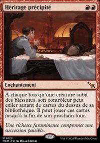 Héritage précipité - 