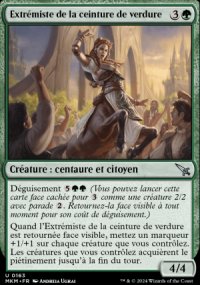 Extrémiste de la ceinture de verdure - 