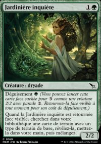 Jardinière inquiète - 