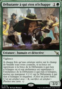 Débutante à qui rien n'échappe - 