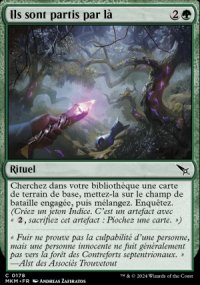 Ils sont partis par là - 