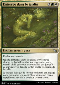 Enterrée dans le jardin - 