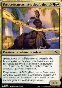 Préposée au contrôle des foules - 