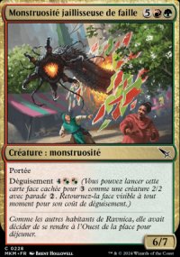 Monstruosité jaillisseuse de faille - 