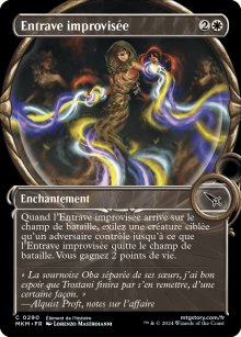 Entrave improvisée - 