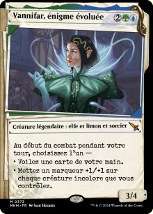 Vannifar, énigme évoluée - 