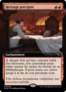 Héritage précipité - 