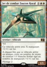 Jet de combat Faucon Royal - Marvel Super Heroes Commander Decks