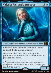 Valeria Richards, pr�coce - Marvel Super Heroes Commander Decks