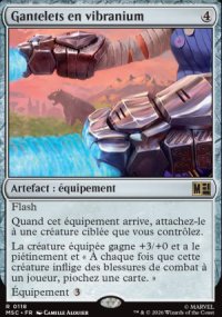 Gantelets en vibranium - Marvel Super Heroes Commander Decks