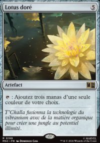Lotus dor� - Marvel Super Heroes Commander Decks