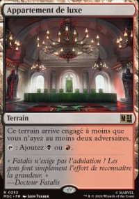Appartement de luxe - Marvel Super Heroes Commander Decks