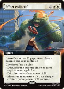 Effort collectif - Marvel Super Heroes Commander Decks