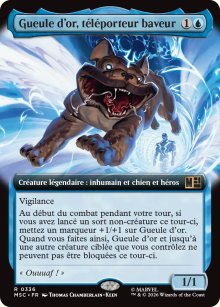 Gueule d'or, t�l�porteur baveur  - Marvel Super Heroes Commander Decks