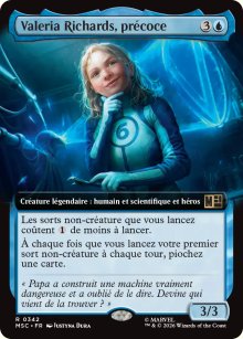 Valeria Richards, pr�coce - Marvel Super Heroes Commander Decks