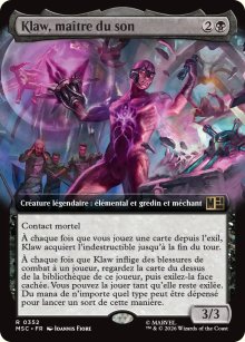 Klaw, ma�tre du son - Marvel Super Heroes Commander Decks