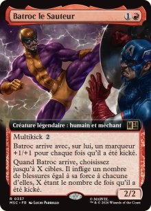 Batroc le Sauteur - Marvel Super Heroes Commander Decks