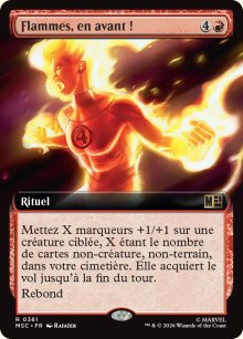 Flammes, en avant�! - Marvel Super Heroes Commander Decks