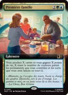 Premi�re famille - Marvel Super Heroes Commander Decks