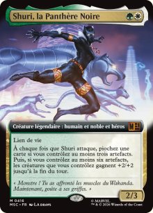 Shuri, la Panth�re Noire - Marvel Super Heroes Commander Decks