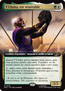 T'Chaka, roi v�n�rable - Marvel Super Heroes Commander Decks