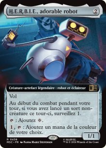 H.E.R.B.I.E., adorable robot - Marvel Super Heroes Commander Decks
