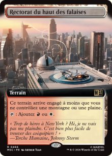 Rectorat du haut des falaises - Marvel Super Heroes Commander Decks