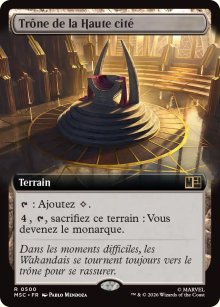 Tr�ne de la Cit� Haute - Marvel Super Heroes Commander Decks