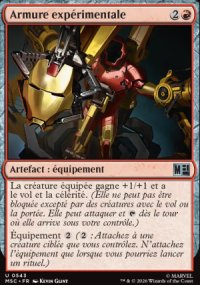 Armure exp�rimentale - Marvel Super Heroes Commander Decks
