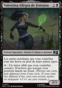 Valentina Allegra de Fontaine - Marvel Super Heroes Commander Decks