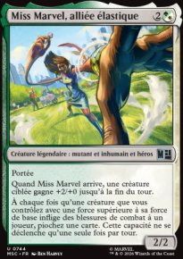 Miss Marvel, alli�e �lastique - Marvel Super Heroes Commander Decks